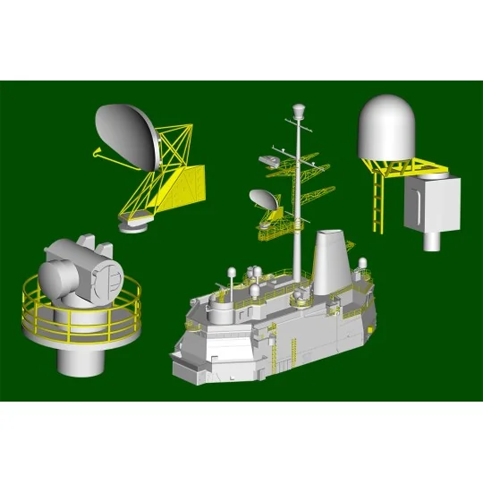 TR05635-Boat JEANNE D'ARC French helicopter carrier 2008 1/350 Trumpeter