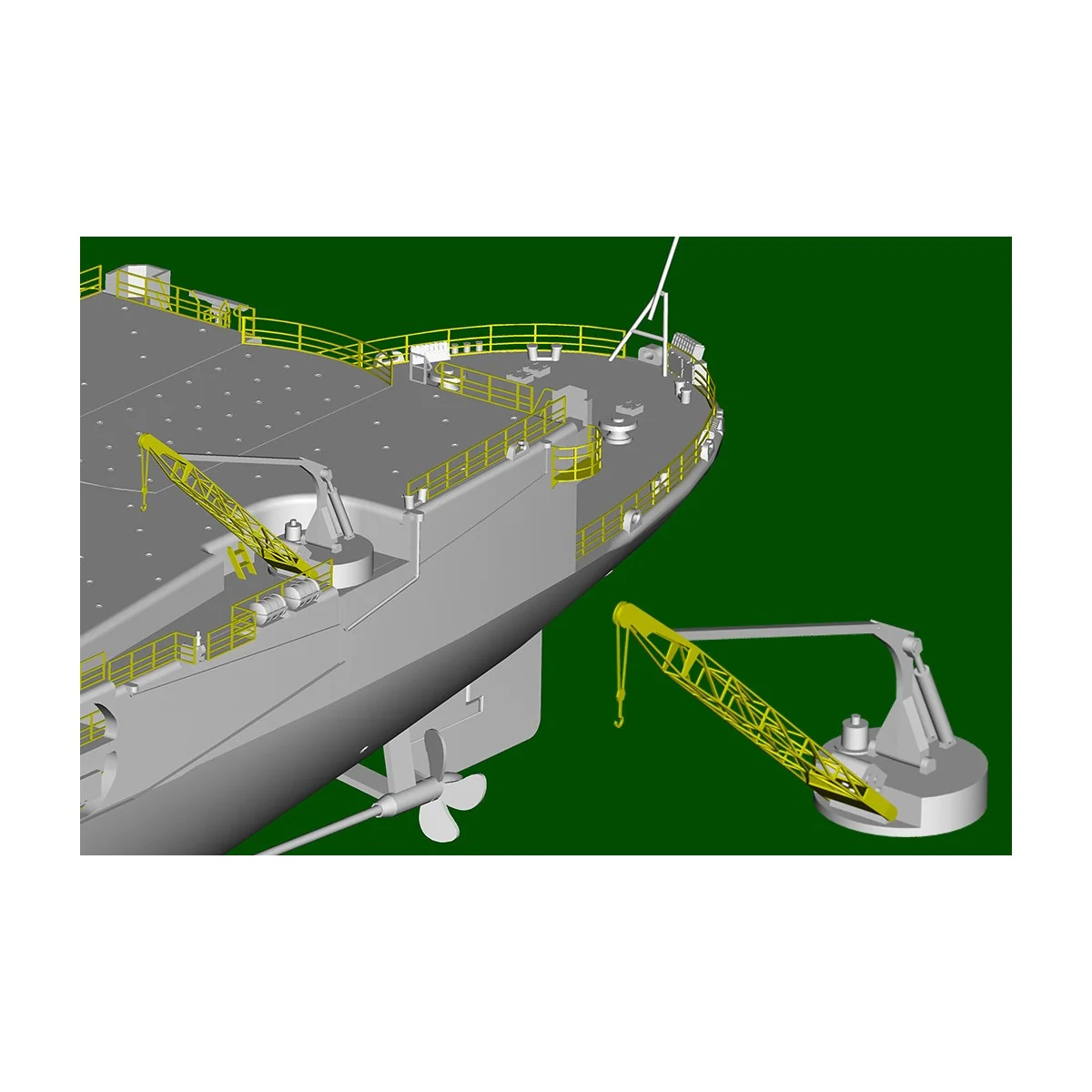 Boat JEANNE D'ARC French helicopter carrier 2008 1/350 Trumpeter Trumpeter TR05635 - 13