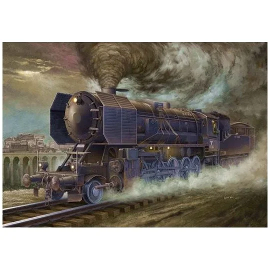 Kriegslokomotive BR52 locomotive with 1/35 Trumpeter tender Trumpeter TR00210 - 1 TR00210-Kriegslokomotive BR52 locomotive with 1/35 Trumpeter tender - TR00210