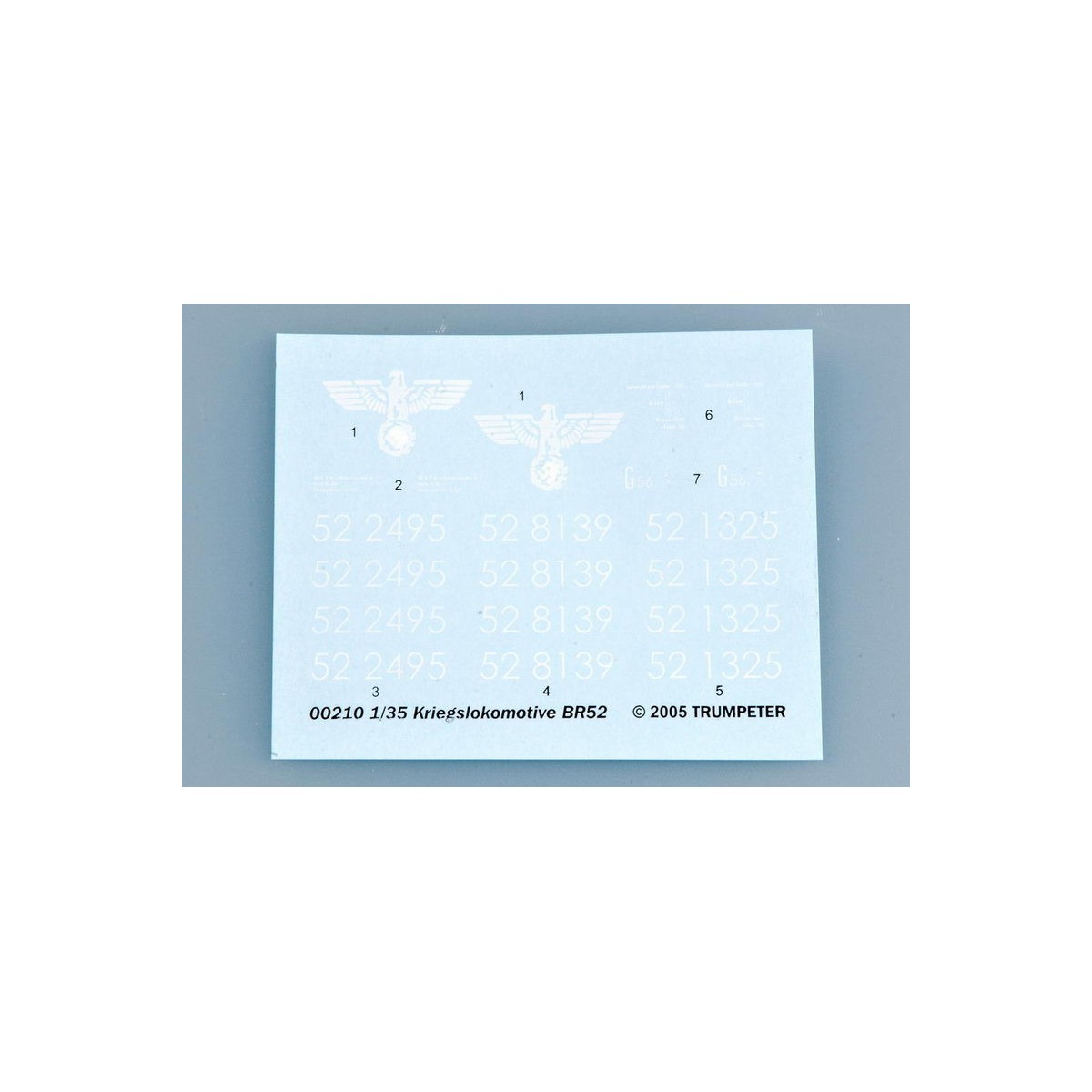 Locomotive Kriegslokomotive BR52 avec tender 1/35 Trumpeter Trumpeter TR00210 - 3