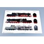 TR00210-Kriegslokomotive BR52 locomotive with 1/35 Trumpeter tender