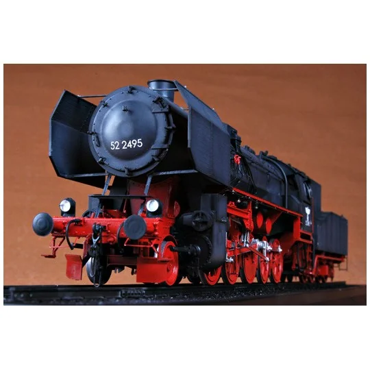 Kriegslokomotive BR52 locomotive with 1/35 Trumpeter tender Trumpeter TR00210 - 5 TR00210-Kriegslokomotive BR52 locomotive with 1/35 Trumpeter tender - TR00210