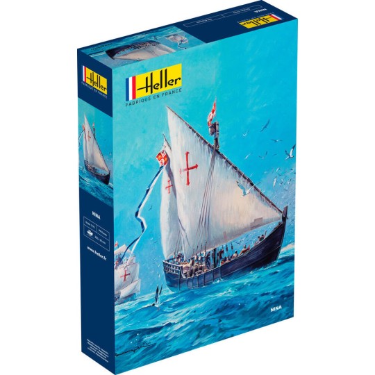 HEL-80815-Boat Nina 1/75 Heller