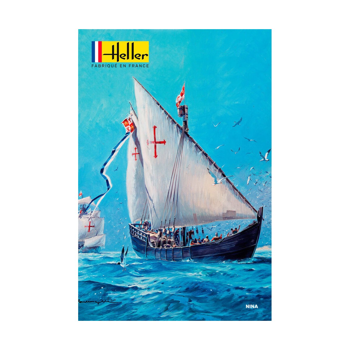 Boat Nina 1/75 Heller Heller HEL-80815 - 2 Boat Nina 1/75 Heller Heller HEL-80815 - 2