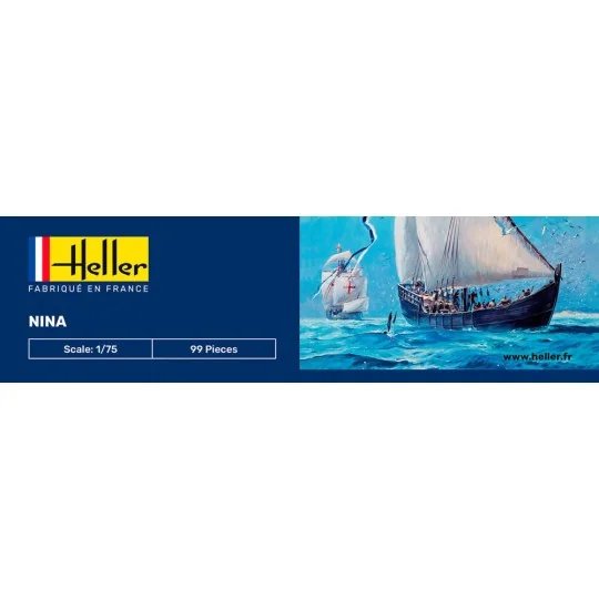 HEL-80815-Boat Nina 1/75 Heller - HEL-80815