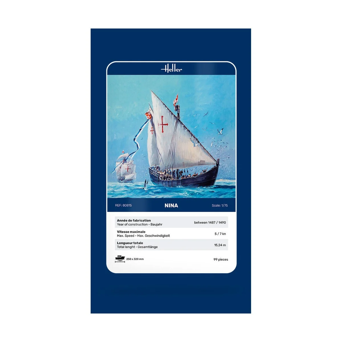 Boat Nina 1/75 Heller Heller HEL-80815 - 5