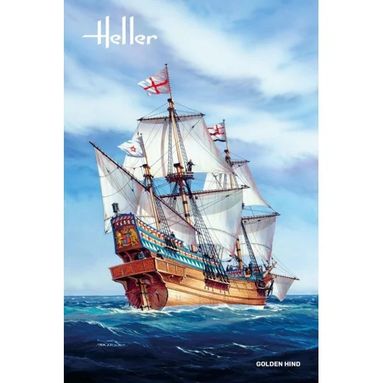 HEL-80829-Boat Golden Hind 1/96 Heller - HEL-80829