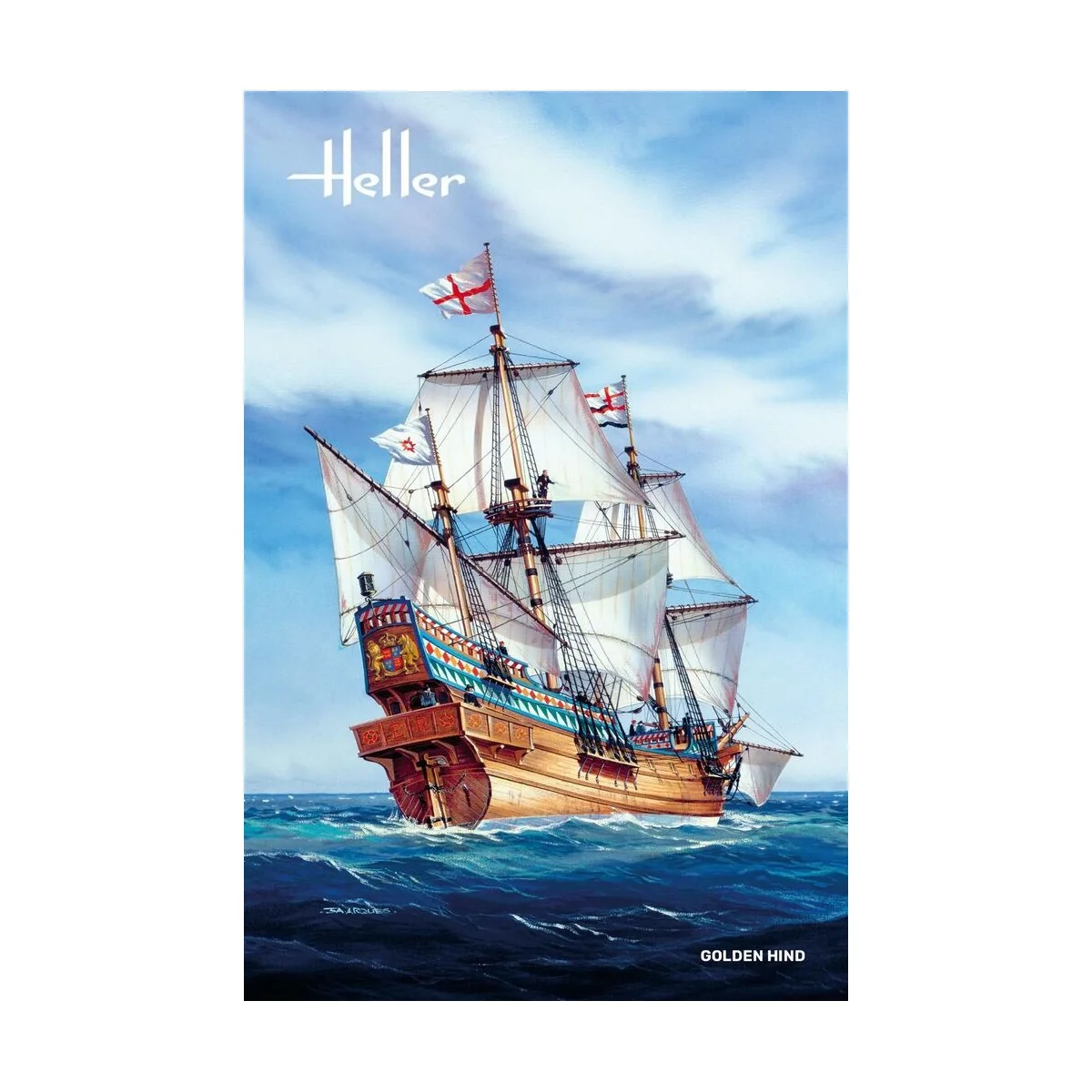 Boat Golden Hind 1/96 Heller Heller HEL-80829 - 2
