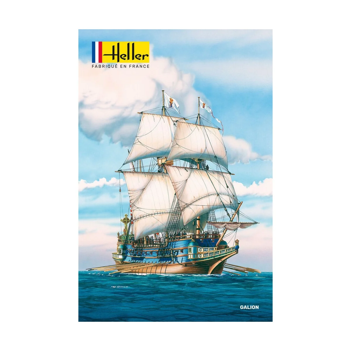 Boat Galleon 1/200 Heller Heller HEL-80835 - 2 Boat Galleon 1/200 Heller Heller HEL-80835 - 2