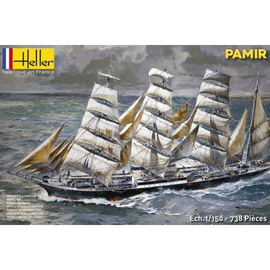 HEL-80887-Bateau Pamir 1/150 Heller