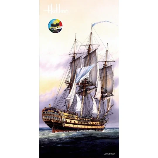 Bateau Le Glorieux 1/150 Heller + colle et peintures Heller HEL-58889 - 2 HEL-58889-Bateau Le Glorieux 1/150 Heller + colle et peintures - HEL-58889