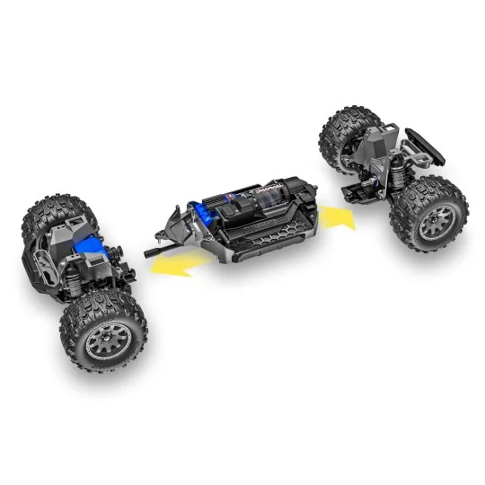 TRX-107154-1-Mini MAXX BL-2S 4WD 1/16 2.4Ghz + Traxxas battery / charger - TRX-107154-1