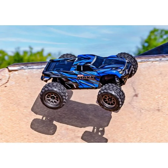 TRX-107154-1-Mini MAXX BL-2S 4WD 1/16 2.4Ghz + Traxxas battery / charger - TRX-107154-1