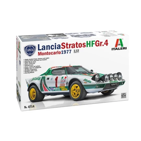 I4714-Lancia Stratos HF Gr.4 M.Carlo 1/12 Italeri