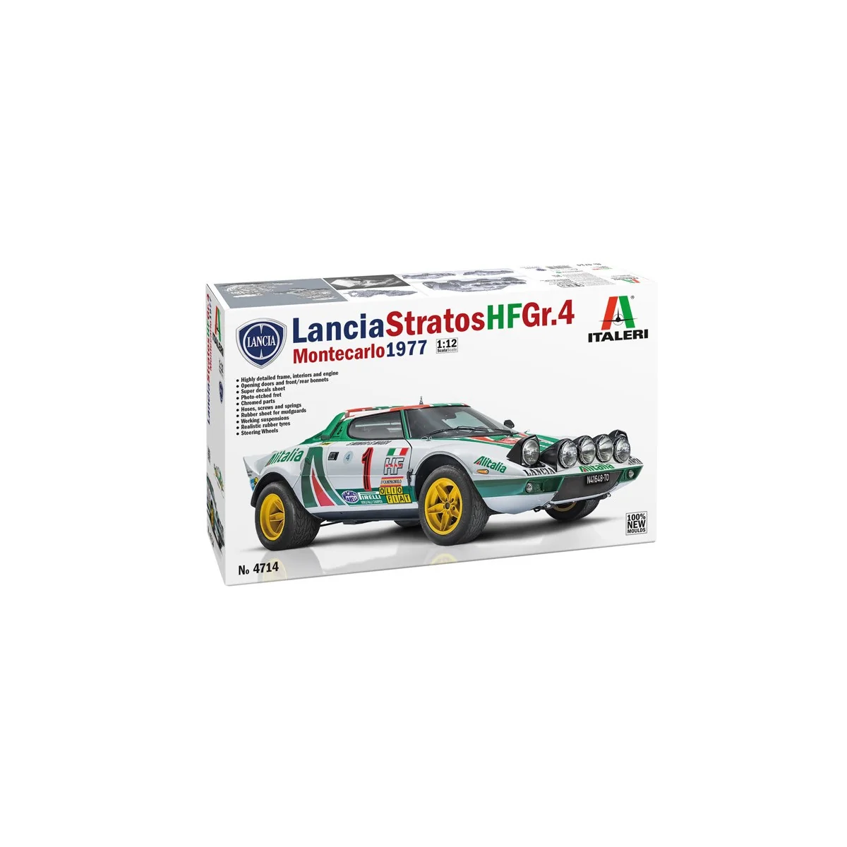 Lancia Stratos HF Gr.4 M.Carlo 1/12 Italeri Italeri I4714 - 2 Lancia Stratos HF Gr.4 M.Carlo 1/12 Italeri Italeri I4714 - 2