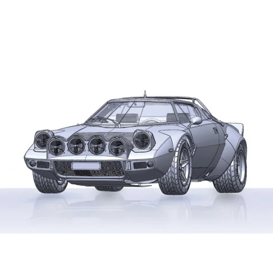I4714-Lancia Stratos HF Gr.4 M.Carlo 1/12 Italeri - I4714