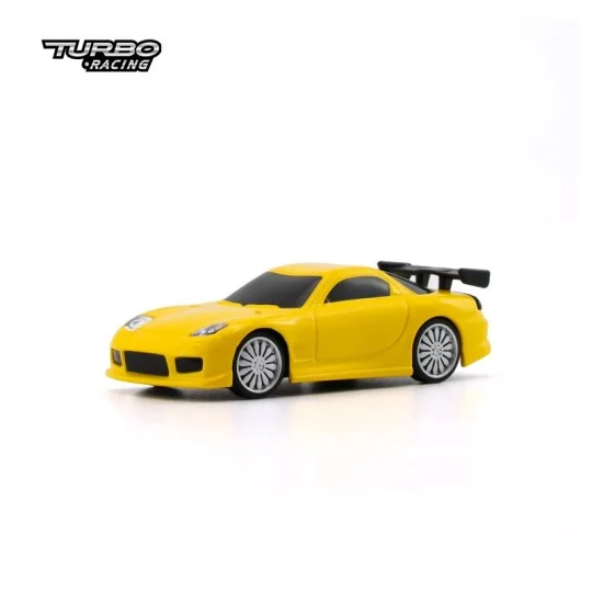 TB-C71-YE-Micro Sport jaune 1/76 RTR Turbo Racing