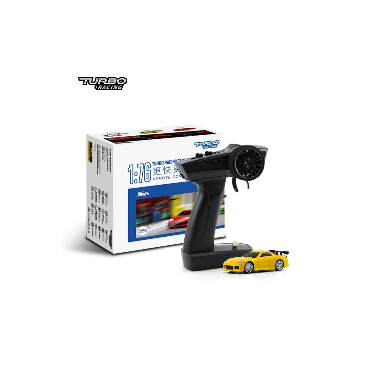 Micro Sport jaune 1/76 RTR Turbo Racing Turbo Racing TB-C71-YE - 2