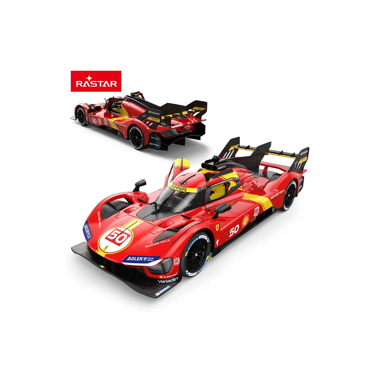Voiture Ferrari 499P télécommandée 2,4Ghz Rastar RS10110 - 2 Voiture Ferrari 499P télécommandée 2,4Ghz Rastar RS10110 - 2