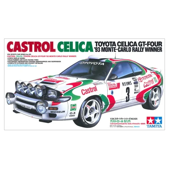 24125-Castrol Celica Monte Carlo 93 1/24 Tamiya - 24125