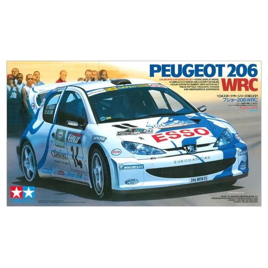 24221-Peugeot 206 WRC 1/24 Tamiya - 24221