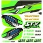 FTK-21063-Planche de Stickers Vert STX Sport Funtek