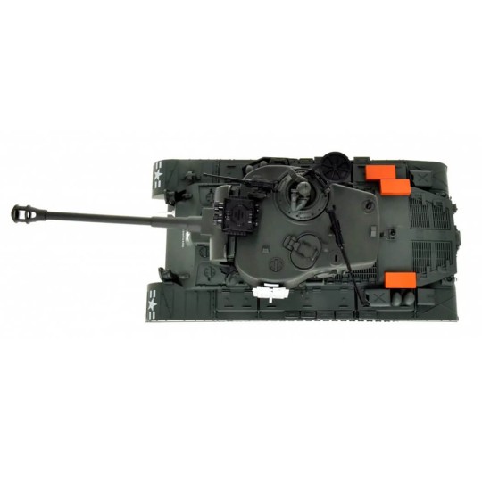 BT-814-Char RC USA M26 Pershing "Snow Leopard" Vert 1/18 RTR Brother Tank