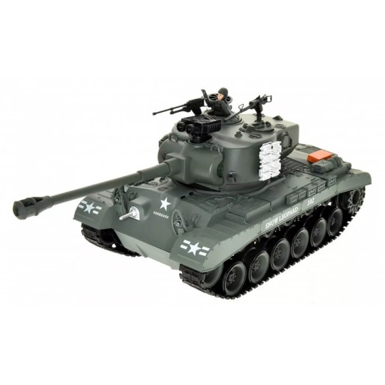 BT-814-Char RC USA M26 Pershing "Snow Leopard" Vert 1/18 RTR Brother Tank - BT-814