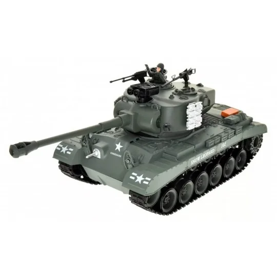 RC Tank USA M26 Pershing "Snow Leopard" Green 1/18 RTR Brother Tank BT-814 - 2 BT-814-RC Tank USA M26 Pershing "Snow Leopard" Green 1/18 RTR Brother Tank - BT-814