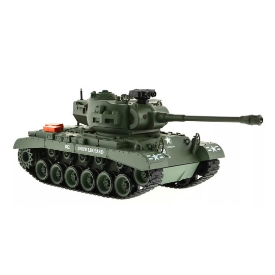 BT-814-Char RC USA M26 Pershing "Snow Leopard" Vert 1/18 RTR Brother Tank - BT-814