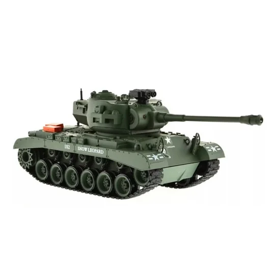 BT-814-Char RC USA M26 Pershing "Snow Leopard" Vert 1/18 RTR Brother Tank - BT-814