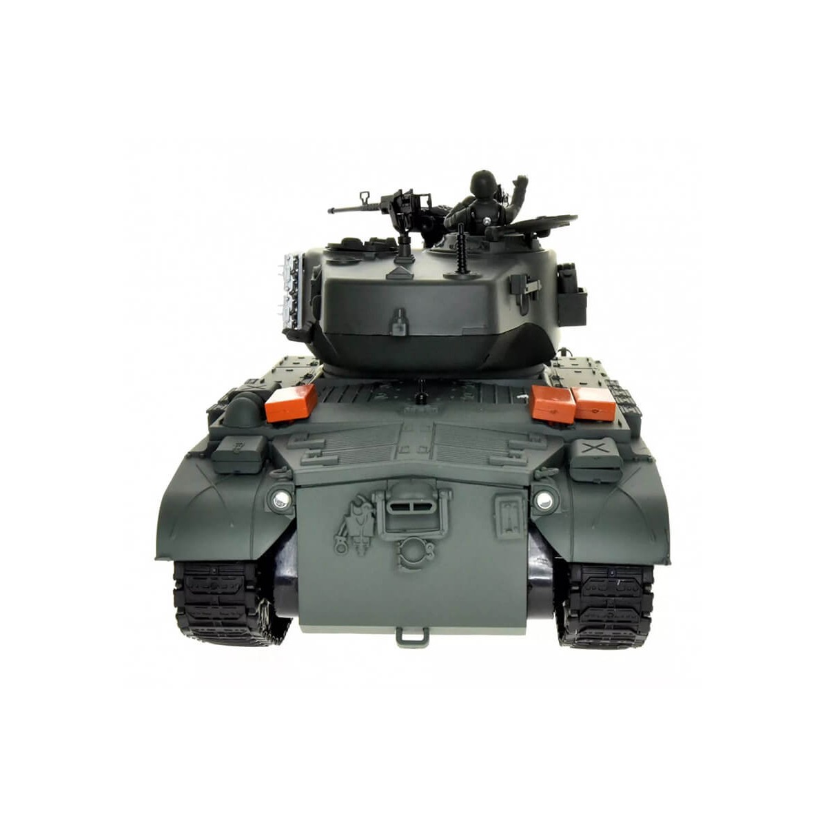 Char RC USA M26 Pershing "Snow Leopard" Vert 1/18 RTR Brother Tank  BT-814 - 7