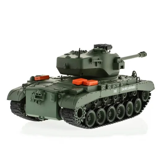 RC Tank USA M26 Pershing "Snow Leopard" Green 1/18 RTR Brother Tank BT-814 - 8 BT-814-RC Tank USA M26 Pershing "Snow Leopard" Green 1/18 RTR Brother Tank - BT-814