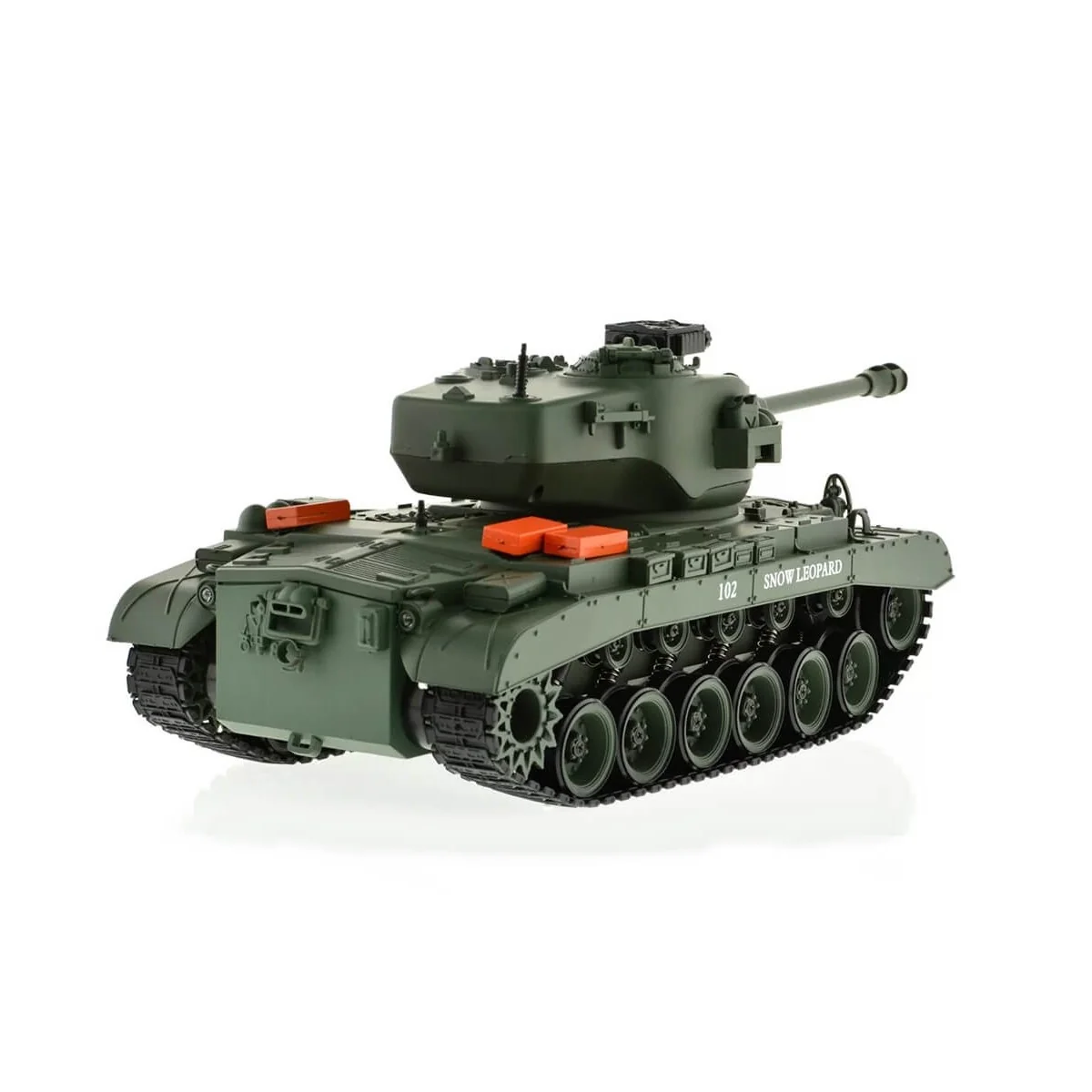 RC Tank USA M26 Pershing "Snow Leopard" Green 1/18 RTR Brother Tank BT-814 - 8 RC Tank USA M26 Pershing "Snow Leopard" Green 1/18 RTR Brother Tank BT-814 - 8