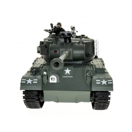 BT-814-Char RC USA M26 Pershing "Snow Leopard" Vert 1/18 RTR Brother Tank - BT-814
