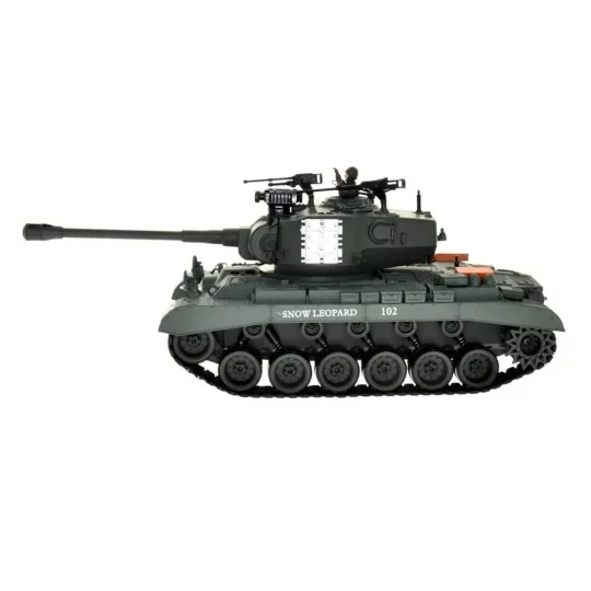 BT-814-Char RC USA M26 Pershing "Snow Leopard" Vert 1/18 RTR Brother Tank - BT-814