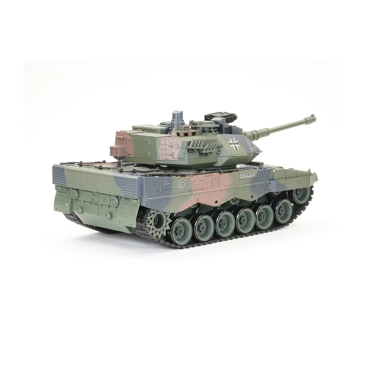Char RC German Leopard 2 Camouflage 1/18 RTR Brother Tank BT-822 - 4