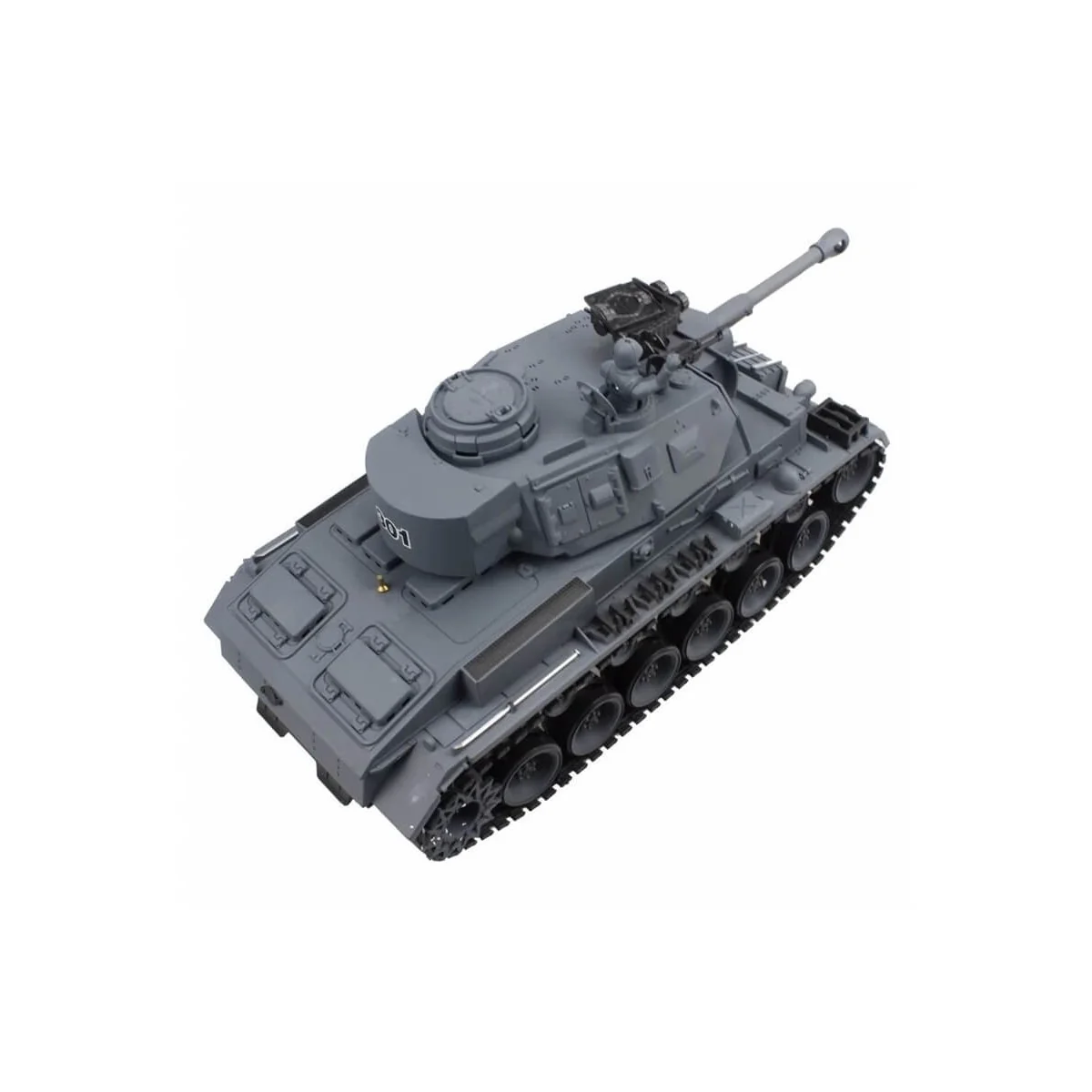 Char RC German Panther III Gris 1/18 RTR Brother Tank BT-827 - 2