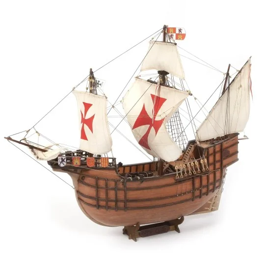 12010-Bateau Santa Maria 1/50 kit construction bois OcCre - 12010