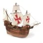 12010-Santa Maria boat 1/50 Ochre wood construction kit