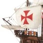 12010-Santa Maria boat 1/50 Ochre wood construction kit - 12010