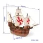 12010-Bateau Santa Maria 1/50 kit construction bois OcCre - 12010