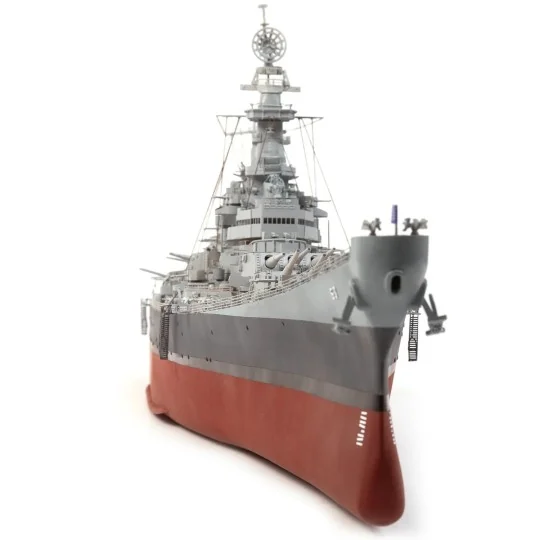 16002-USS Missouri BB-63 1/200 kit construction bois OcCre - 16002