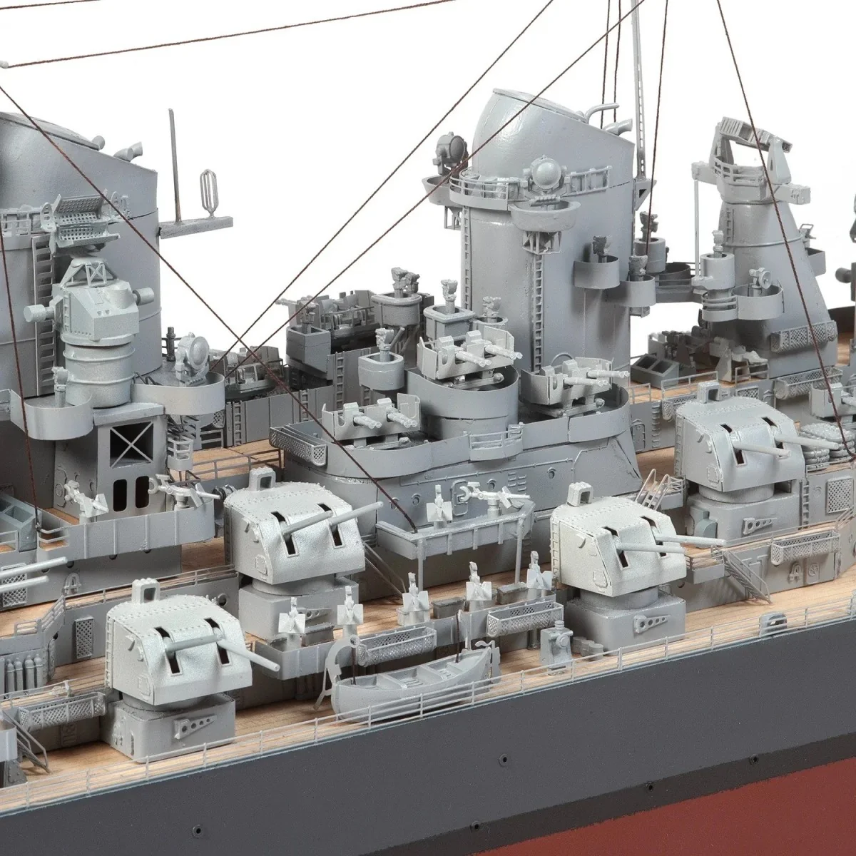USS Missouri BB-63 1/200 kit construction bois OcCre OcCre 16002 - 8