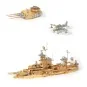 16002-USS Missouri BB-63 1/200 Ochre Wood Construction Kit - 16002
