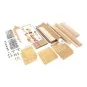 16002-USS Missouri BB-63 1/200 Ochre Wood Construction Kit - 16002