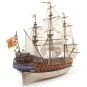 15002-Boat San Felipe 1/86 Ochre wood construction kit
