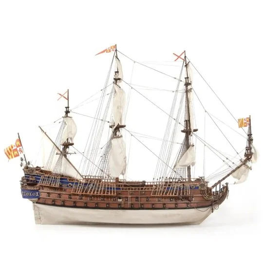 15002-Boat San Felipe 1/86 Ochre wood construction kit - 15002