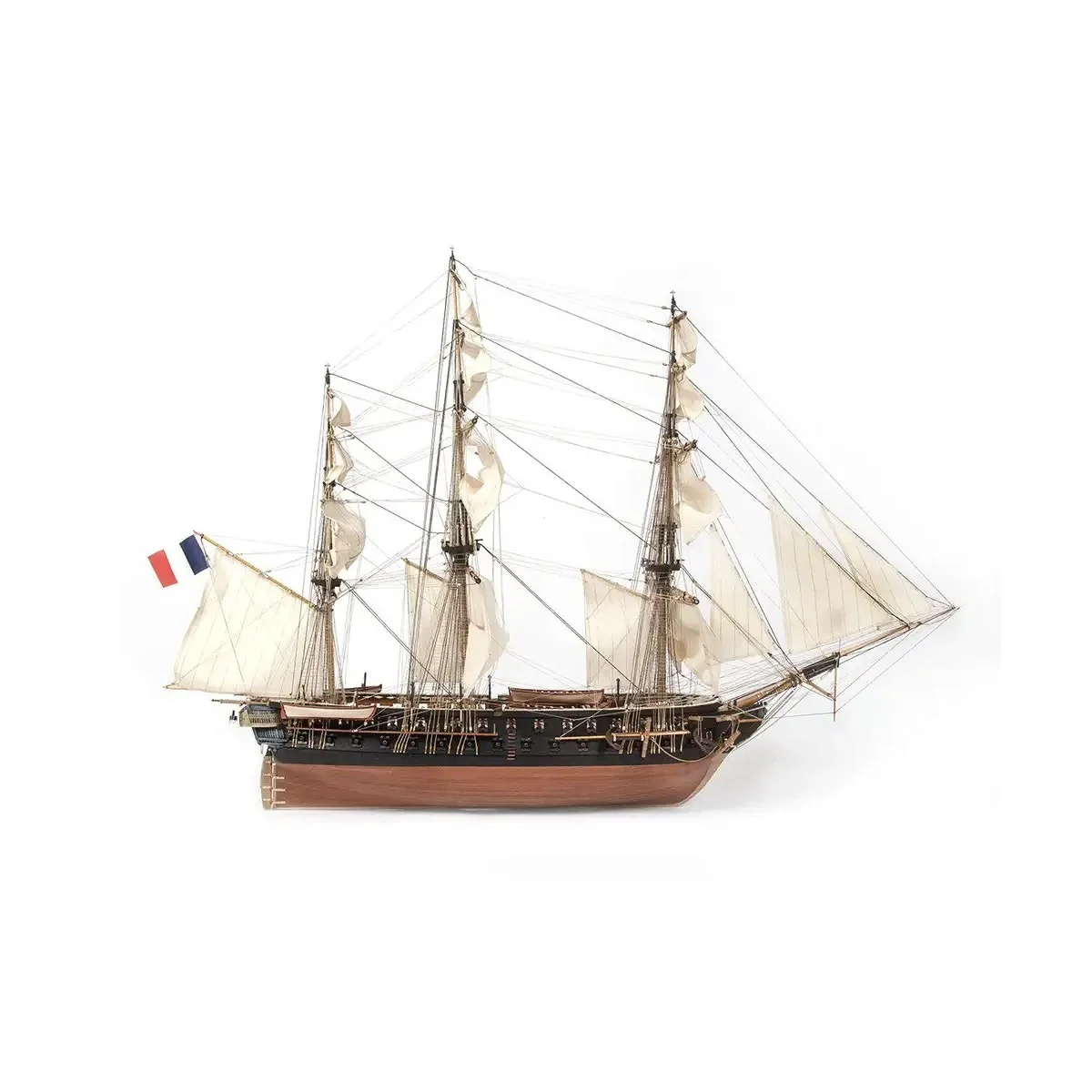 Belle Poule boat 1/90 Ochre wood construction kit OcCre 15007 - 5