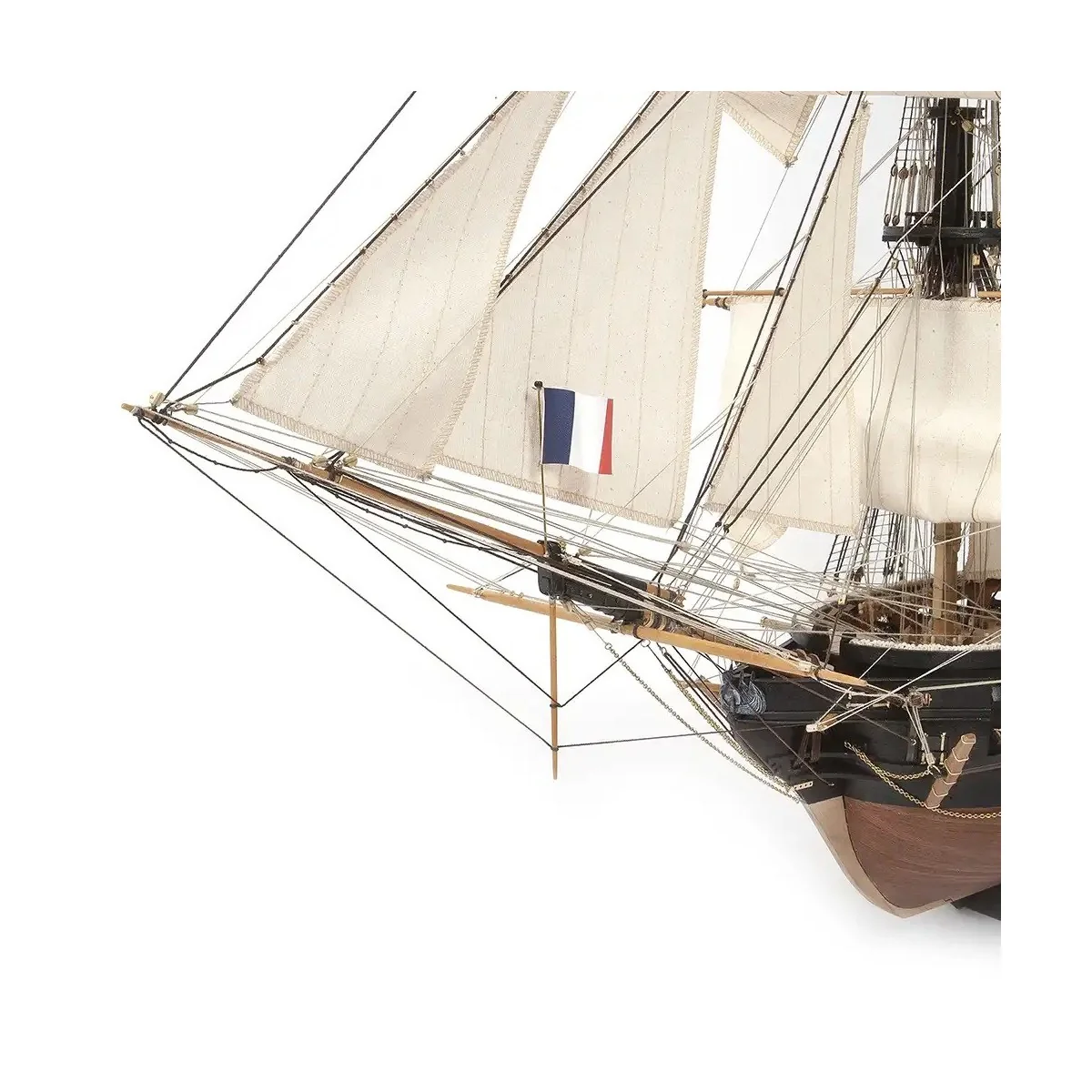 Belle Poule boat 1/90 Ochre wood construction kit OcCre 15007 - 8